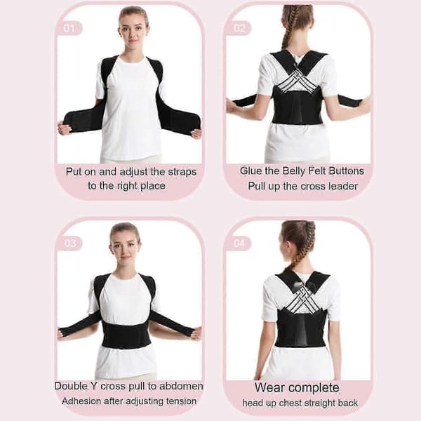 Adjustable Posture Corrector Back Brace XXL