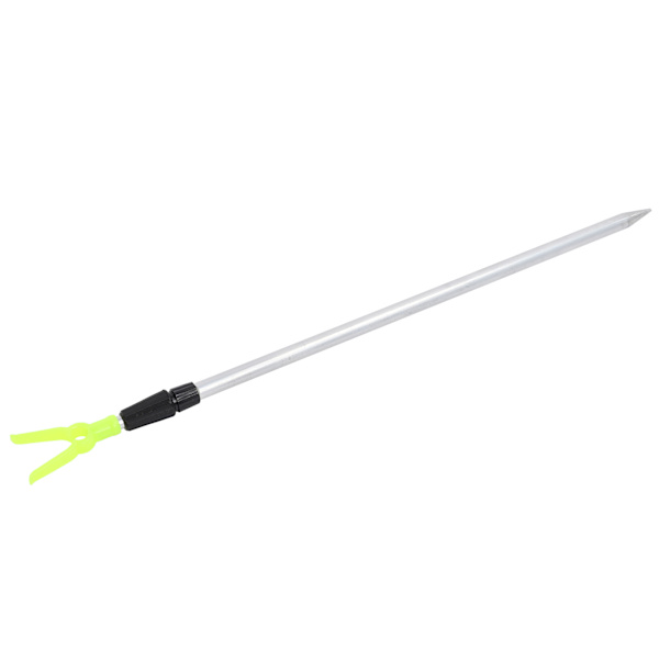Fiskestangbrakett Strekkbar Aluminium Bærbar Fiskestang Bakkestangfeste for Fiske fra Land 80CM