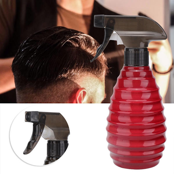 Salong Barber Shop Frisör Sprayflaska Hårstyling Vattenkanna Vattenkokare 400ml Röd