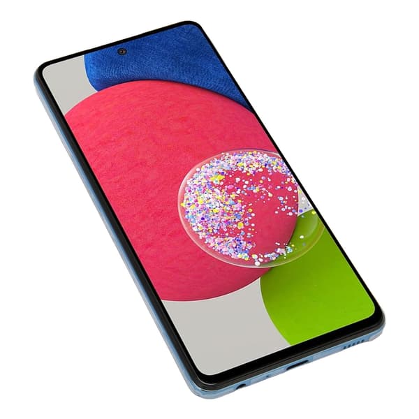 Telefon LCD-skärmbyte 6,5 tum Multi Touch Telefon Skärm Digitizer Montering med Ram för A526 A526U A526T A526V Blå