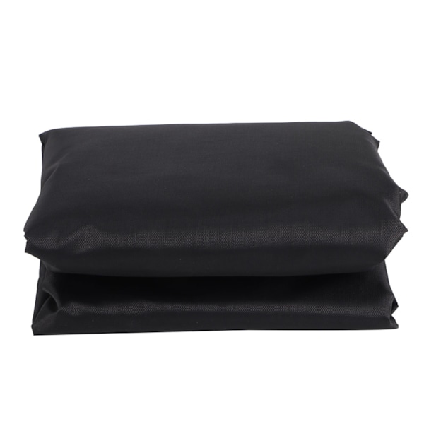 Svart bärbar hopfällbar sängöverdrag möbel dammskydd skyddande överdrag för inomhus- och utomhusbruk 102x33x104 cm