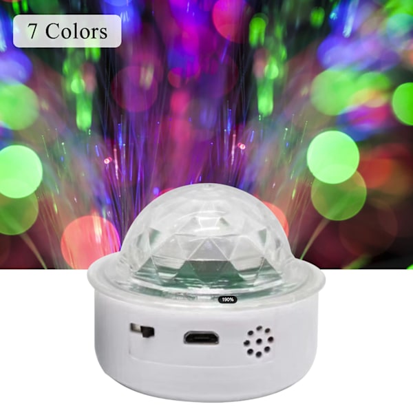 MINI RGB musikkladinglys med magnet