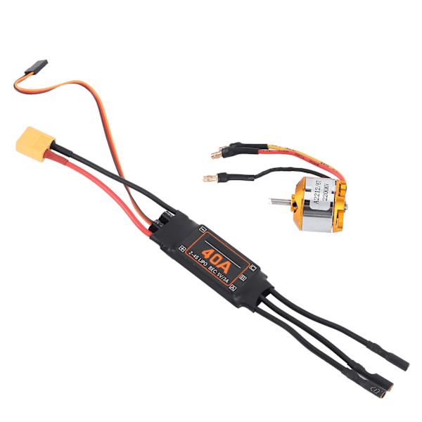 2212 KV2200 moottori 40A harjaton ESC XT60 RC moottori ESC sarja drone helikopteri FPV