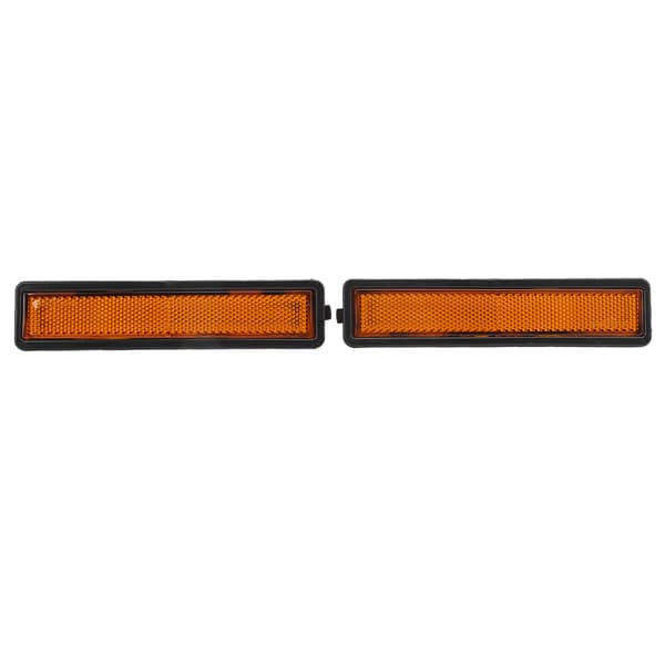 2 stk. front sidemarkeringslysdeksel 63141377849 erstatning for E30 E32 E34 318i 325i 525i 735i Gul
