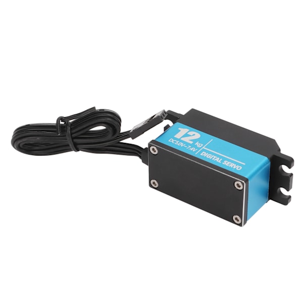 HOBBYFANS 12kg RC Metal Gear Digital Servo med 25T Aluminium Servoarm til 1/10 Fjernstyret Bil