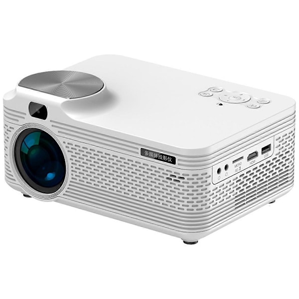 Elektrisk Fokus Projektor Android9.0 HD Native 720P 4K Støttet WIFI