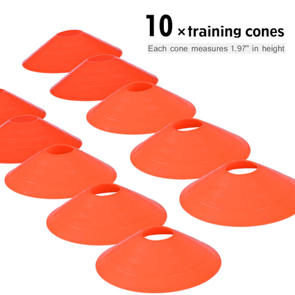 Speed Agility Train Kit, 19Ft Flat Ladder 10pcs Disc Cones for Athletic Training