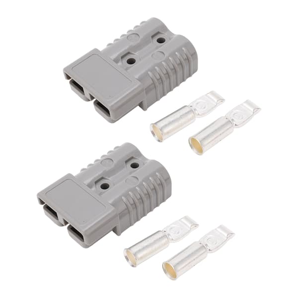 2PCS Batteri Snabbkopplingskontakt med Terminal Kabelnät Plug Connect Kit 175A 600V