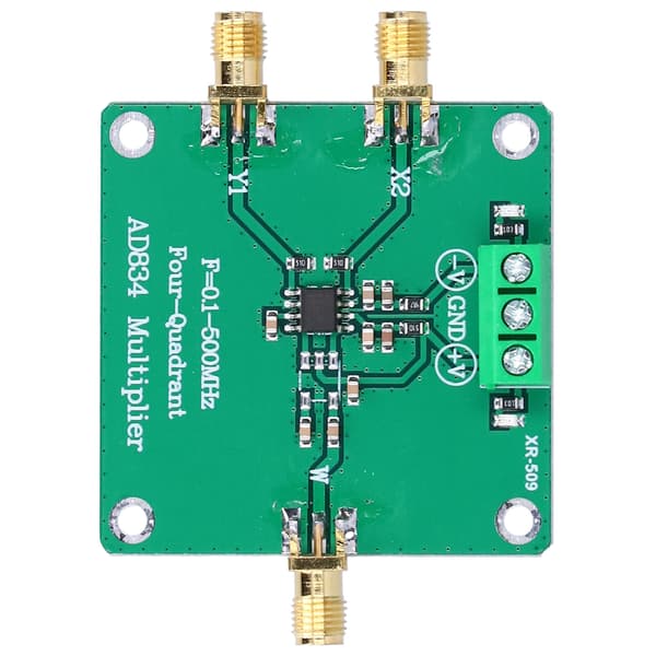 Mixermodul RF PCB 4 kvadrant analog multiplikatorplade testudstyrsdele 0,1‑500MHz AD834