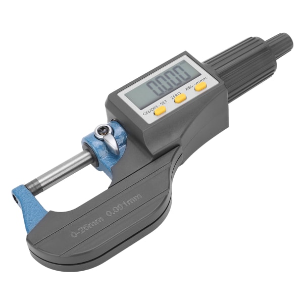 Digital mikrometer LCD-display med finjusterings spärrväggstjocklek mätverktyg