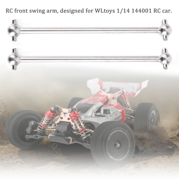 RC Car Central Driving Shaft Bildeler tilbehør Passer til WLtoys 144001 1/14 RC Car