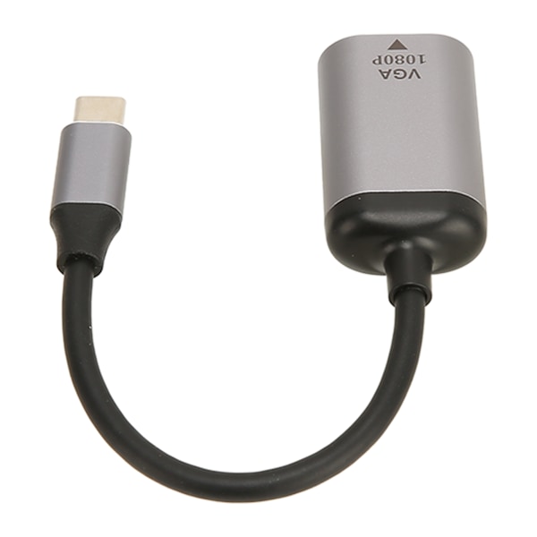 USB C til VGA-adapter i aluminiumlegering 1920x1200 60Hz stabil transmission Type C til VGA-adapter til bærbar computer desktop