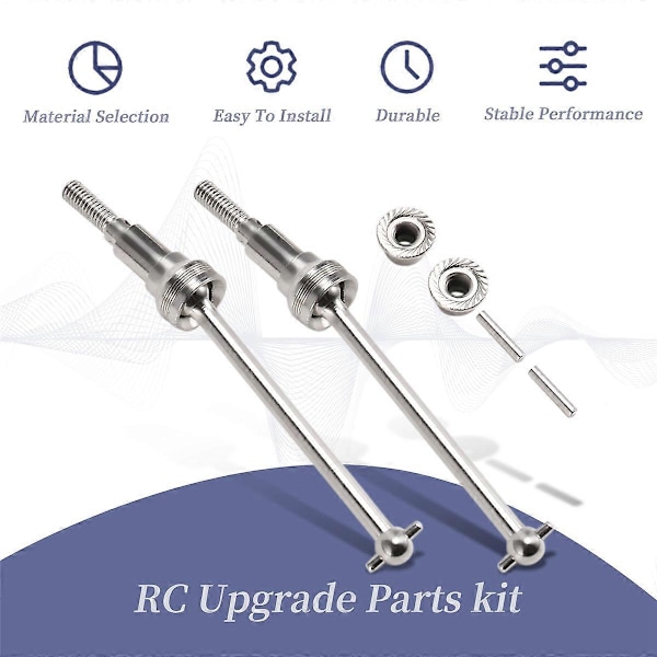 RC Bil Reservedele M16105 Opgradering Metal Forreste Trækaksel