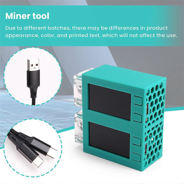 Til NerdMiner V2 Miner 78KH/Sx2 Dual Screen BTC Solo Lottery Miner,B