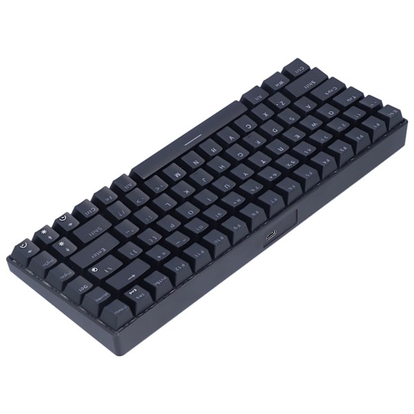 Gaming tastatur bærbar 84 taster TYPEC Keypads med baggrundsbelysningseffekter til pc-gamere bærbar computer arbejde