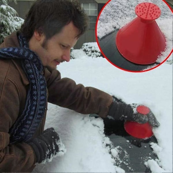 Runde Vindusisskraper, Magiske Kjegleformede Bilvindusisskraper, Snømåke for Bil