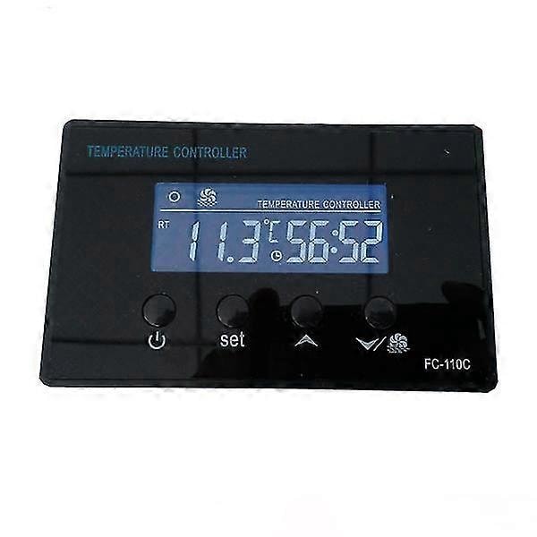 FC-110C 230V10A LCD Mini Sauna Rum Fod Spa Digital Temperaturregulator med Nedtællingsur Regulator Termostat