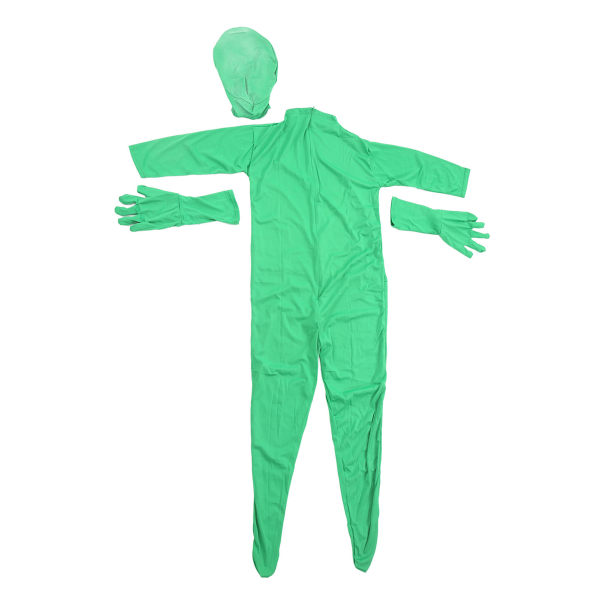 Full Body Green Screen Bodysuit för fotografering och film - 160cm / 62,99in