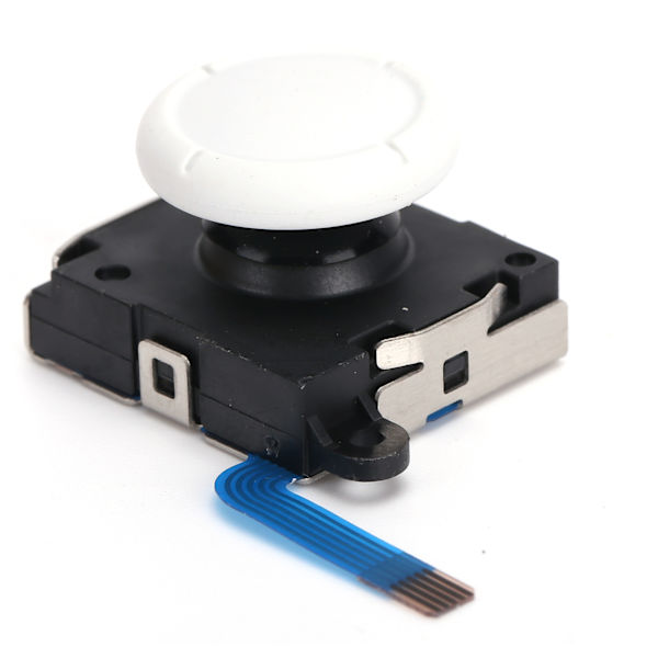 Analog Joystick Thumb Stick-knappmodul Ersättning för Switch Joycon/Lite Controller Vit