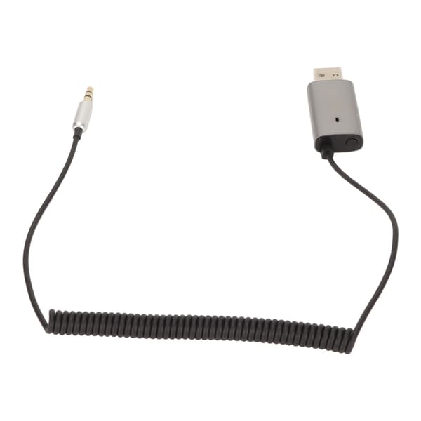 Bil Bluetooth 5.1 Aux-adapter USB til 3,5 mm Jack Bil Bluetooth-mottaker for bilstereo hodetelefoner høyttaler