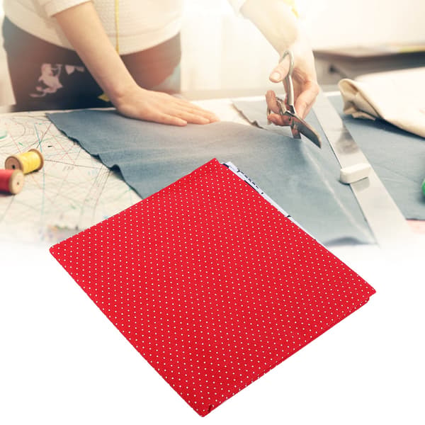 50x50cm 8 stk. Prikk Stjerne Stripe Trykt Mønster Bomullsstoff DIY Håndarbeid Sy Materiale
