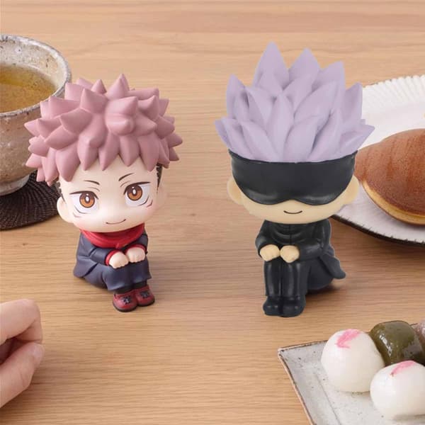 Anime Karaktär Docka Tecknad Docka Ornament Söta PVC Ornament för Sovrum Sängbord Vardagsrum