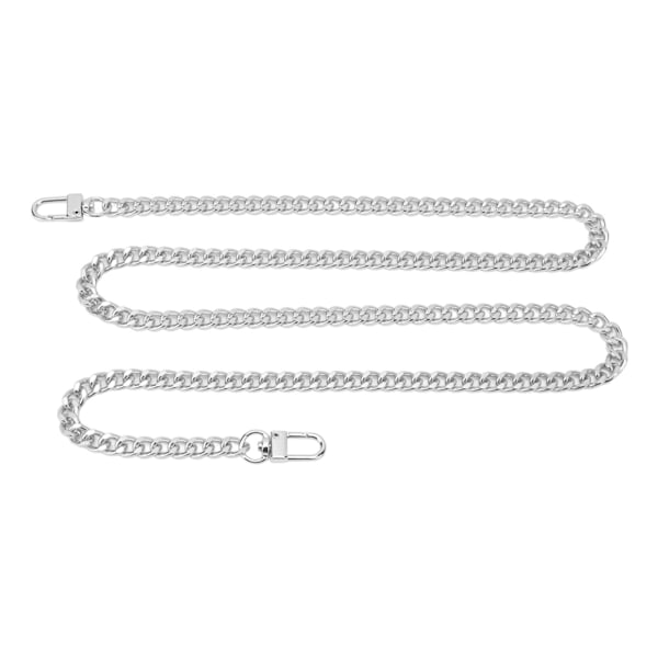 8 stk smykkekjede elegant rustfritt 1,2 m lengde metallhåndverkskjede for DIY-halskjeder armbånd ankelkjeder sølv