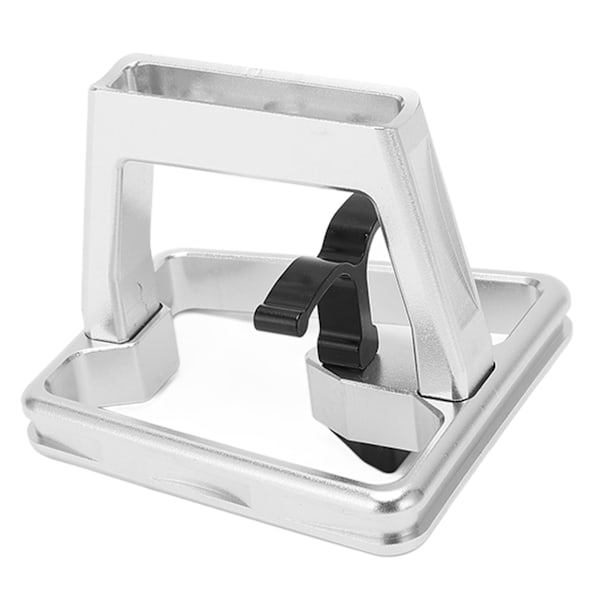 Folding Bike Front Carrier Adapter Aluminium Alloy Hollow Carved Mount Base for Poday Silver