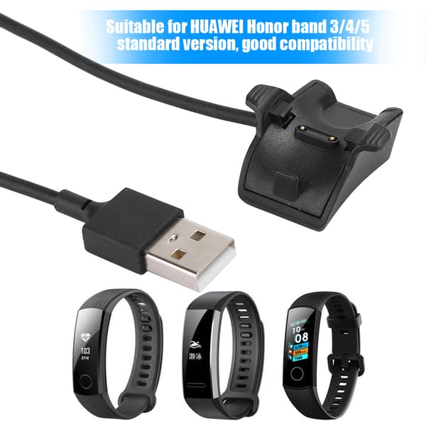 2 STK Hon-345 Smart Armbånd Lader Ladekabel Dock for Huawei Honor Band 3/4/5