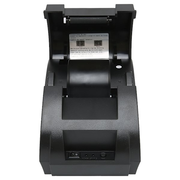 Etiketprinter 90mm/s Hurtig Udskrivningshastighed Høj Opløsning Pladsbesparende Design Termisk Printer 100V til 240VUK Stik