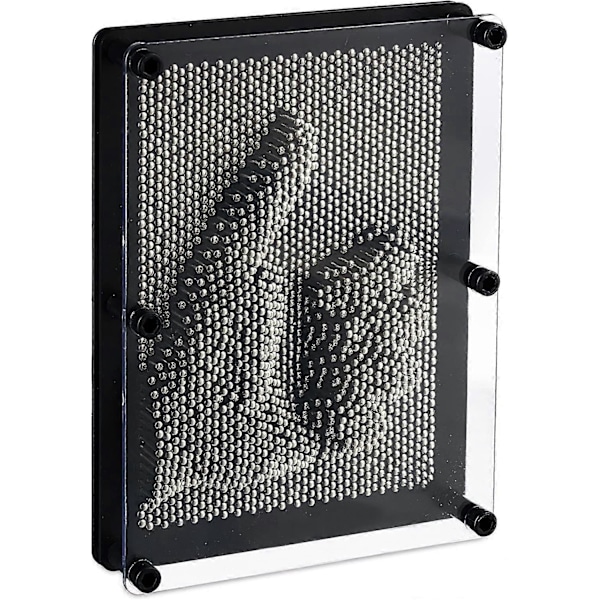 3D Nagel Skulpturer Metall Tall Konst Kreativ Ande Avkoppling 13 x 18 cm Nagelkonst Handavtryck Ansikte Metallstång Relief Effekt Väggskulptur Ram, Bla