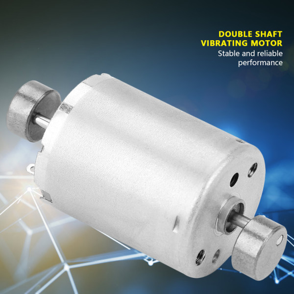 DC Dobbeltaksel Stærk Vibration Vibrerende Motor 12V 31mm Længde