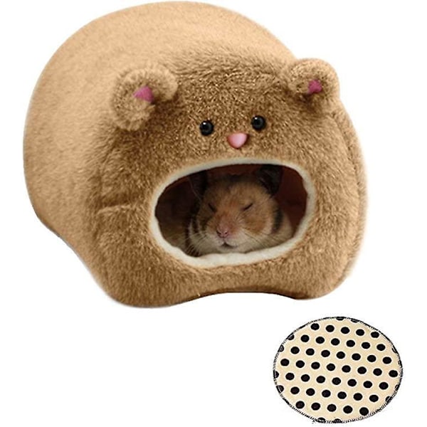 Hamster Hængekøje til Bur Plys Hamster Hængekøje Plys Hamster Rede Seng Grise Kalkun Rede Kanin Dværg Tilbehør Russisk Hamster Bur En Varm Vinter