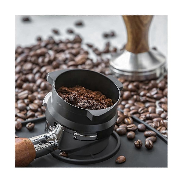 Espresso Doserings Tragt, Aluminium Metal Barista Kaffe Doserings Tragt kompatibel med 54 mm kompatibel med Portafil-B16
