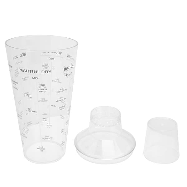 Cocktail Shaker Drink Mixer Blanding Risteverktøy Bartender Bar Tilbehør med Skala