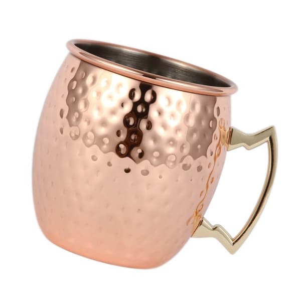 Moscow Mule-kopp 550 ml rustfritt stål stor kapasitet hammerpunkt barkopp for cocktail