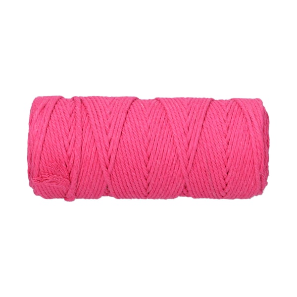 Macrame sladd 3 mm rörig tråd Tät Förhindra trassel Macrame rep för hushållsdekoration
