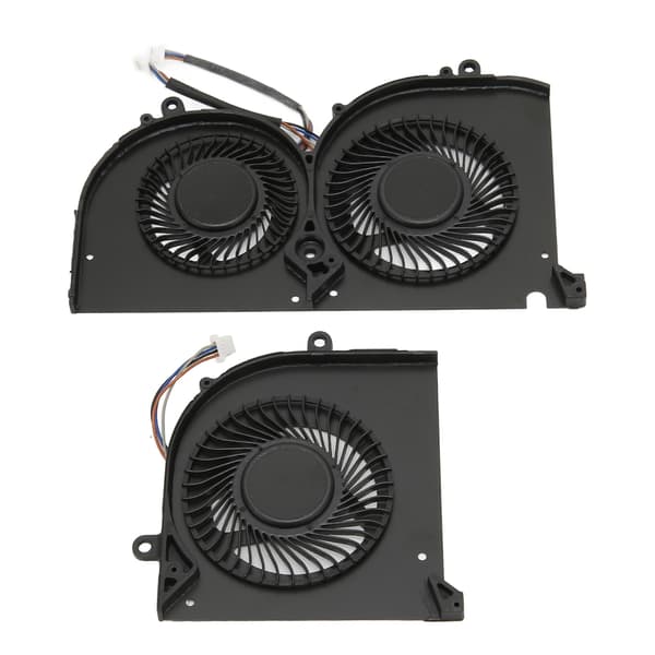 CPU GPU blæserudskiftning til MSI GS75 P75 MS 17G1 MS 17G2 BS5005HS U3I BS5005HS U3J DC 5V 0.5A 4-benet bærbar køleblæser CPU GPU blæser
