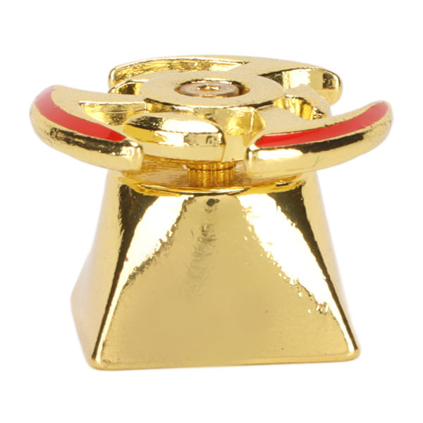 Roterande tangentknapp i metall med ergonomisk design för mekaniska tangentbord i guld