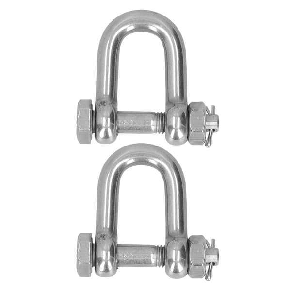 2st D-ring Ankare Schackel Skruv Pinne 304 Rostfritt Stål med Säkerhet Hårdvara M10
