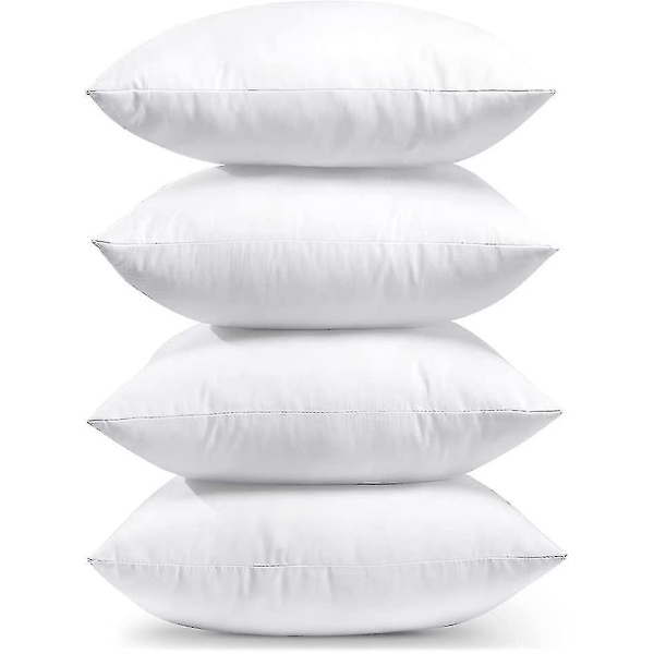 Puteinnsatser 45x45cm - Sett med 2, Myke Puteinnsatser for 18x18 Tommers Putetrekk