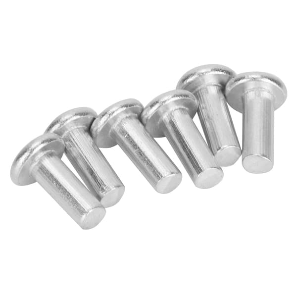 100 stk. GB867 M4 Fladt Hoved Aluminium Nitter Fladt Hoved Solid Nitte (M4 * 12)