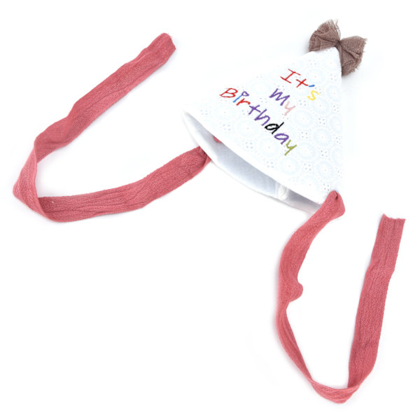 Fødselsdagsfest Hat Fancy Dress Fødselsdagsfest Dekoration Ornament Hat Kostume Tilbehør Lysebrun