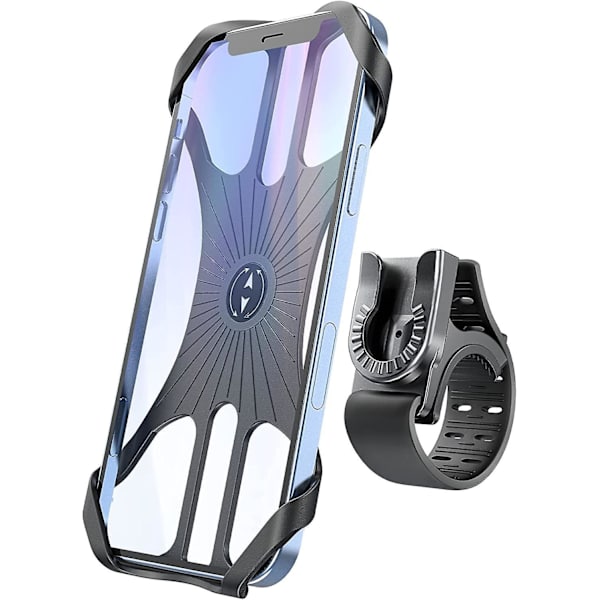 Universal 360° roterbar sykkeltelefonholder for iPhone 13/12/11 - Avtakbar og justerbar motorsykkelmontering