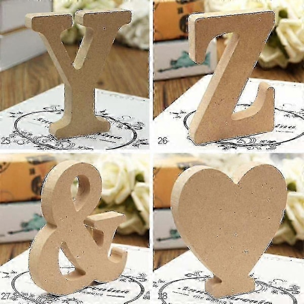 Dejlig Engelsk Bogstavformet Statue Dekor Håndlavet Godt Udskåret Mdf Statue Model Til Hjemmet-zzy X