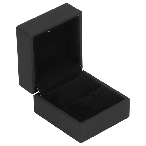 LED-ringbox Elegant örhänge presentförpackning med LED-ljus för frieri förlovning bröllopsdag