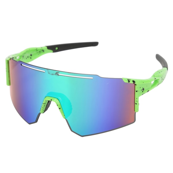 GUB Sport Polariserande Solglasögon HD-Linser Gummi Cykelglasögon för Utomhussporter Fiske KlättringFluorescerande Gröna Ramfötter