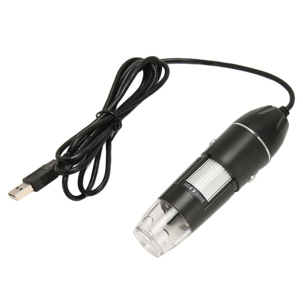 USB Digital Mikroskop 1600X Forstørrelse 8 LED Bærbar HD Digital Mikroskop til Windows til OS X til Android