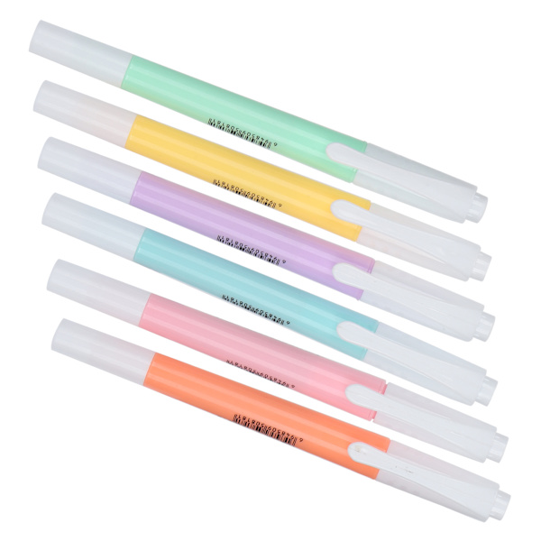 Dobbelt-hovedet highlighter til børn, tegning, highlighter, markørpen sæt