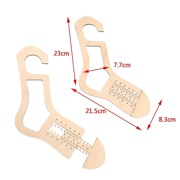Sock Blockers Set för stickningsentusiaster - 2 stycken
